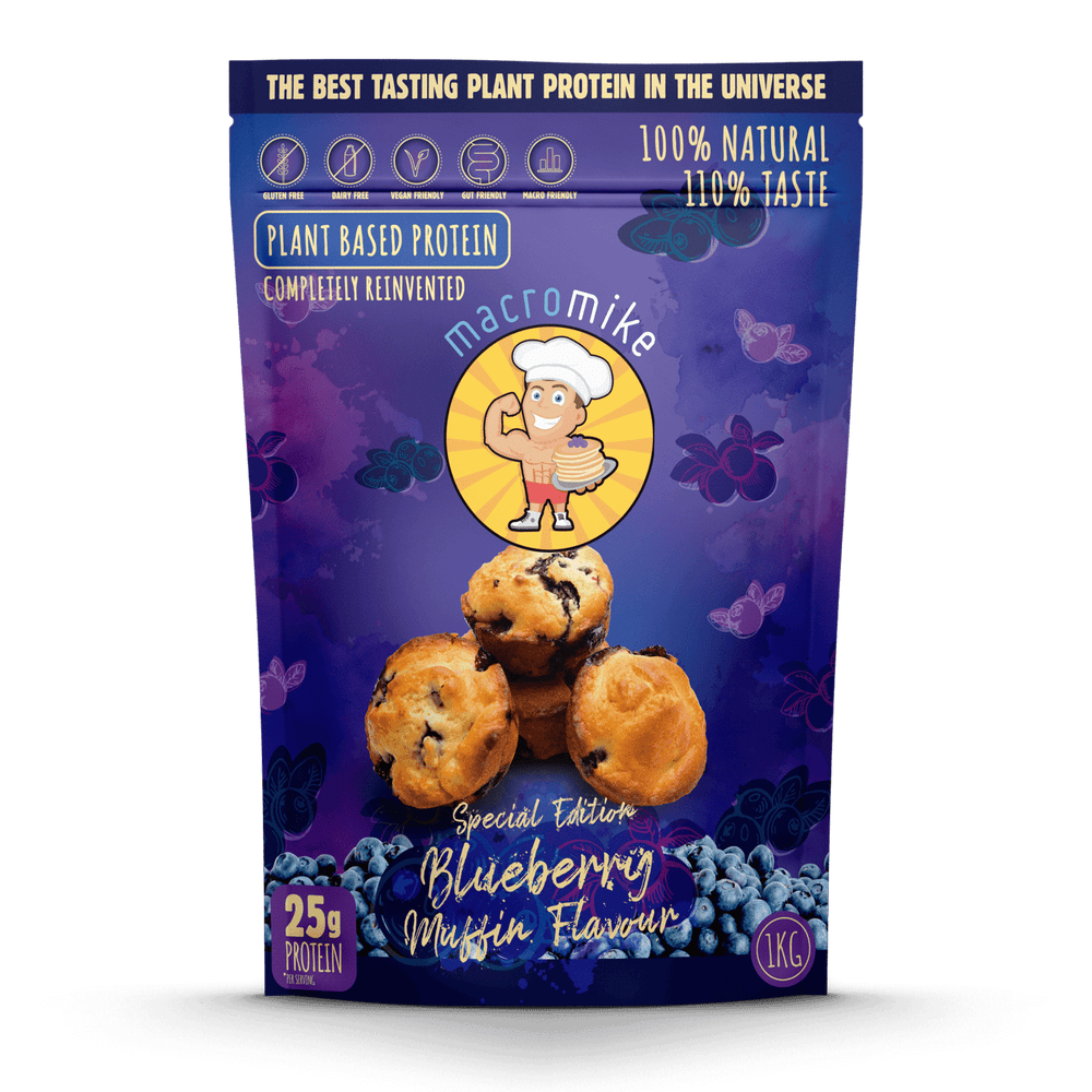 Macro Mike Protein 1kg Blueberry Muffin