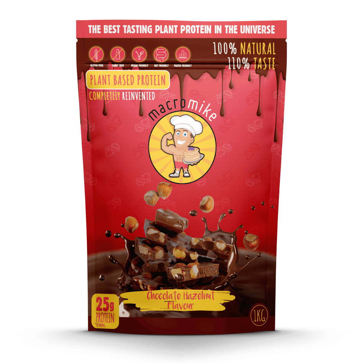 Macro Mike Protein 1kg Chocolate Hazelnut