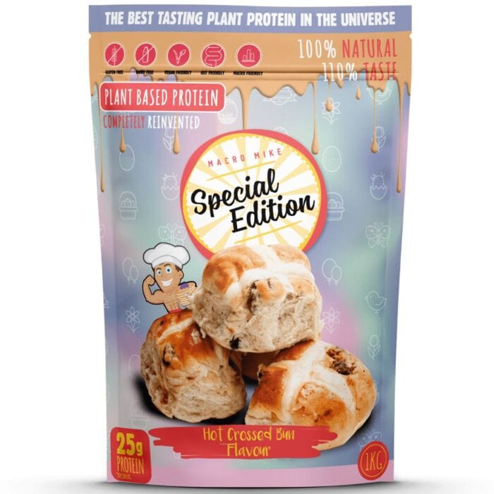 Macro Mike Protein 1kg Hot Cross Bun