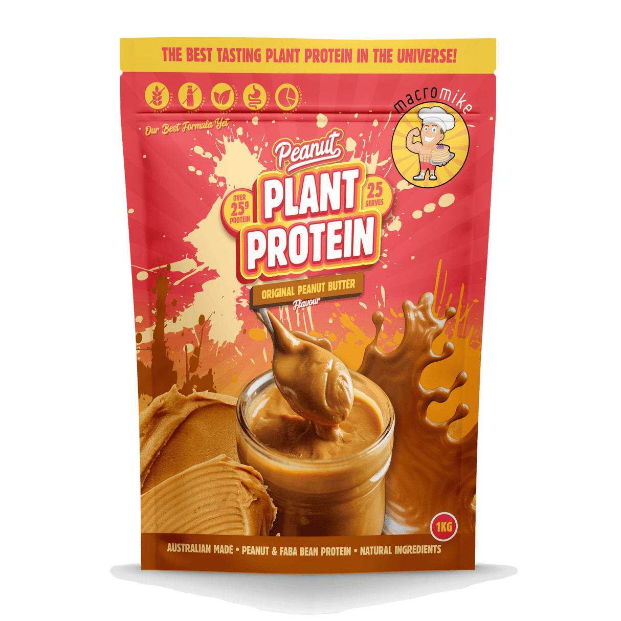 Macro Mike Protein 1kg Original Peanut Butter