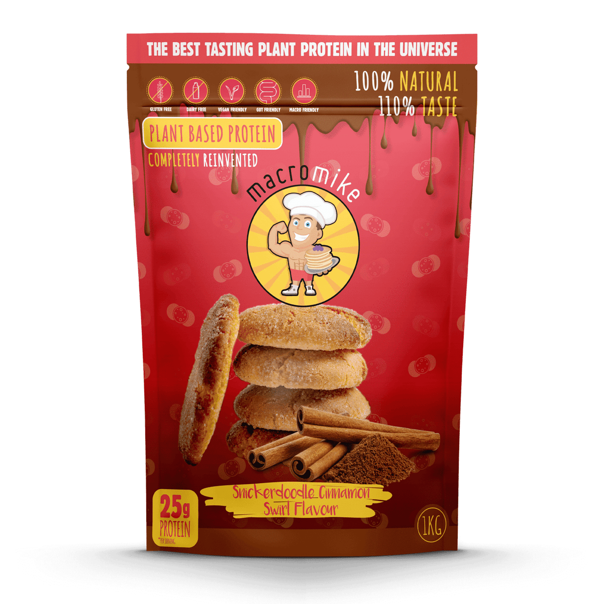 Macro Mike Protein 1kg Snickerdoodle Cookie
