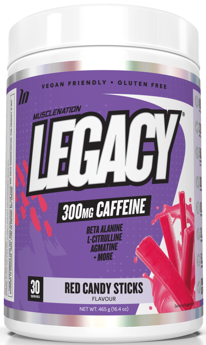 Muscle Nation Legacy Pre-Workout Red Candy Sticks