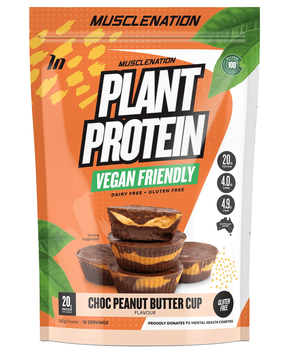 Muscle Nation Plant Protein Choc Peanut Butter Cup