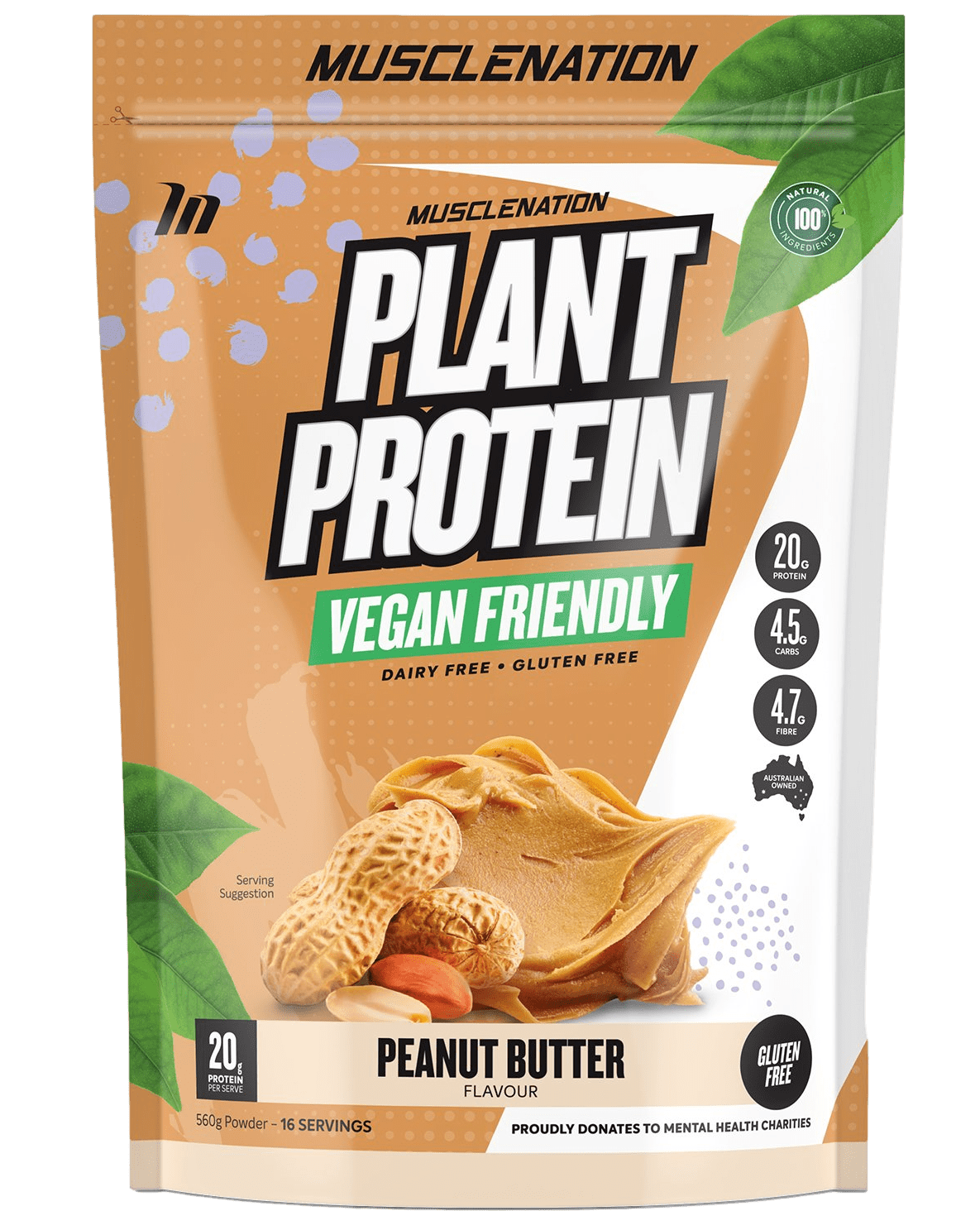 Muscle Nation Plant Protein Peanut Butter