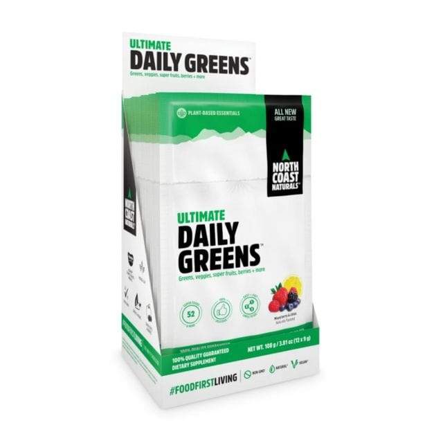 North Coast Naturals Ultimate Daily Greens Display Box 12 Pack