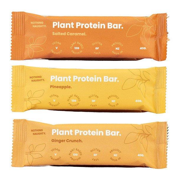 Nothing Naughty Plant Protein Bars Box of 12
