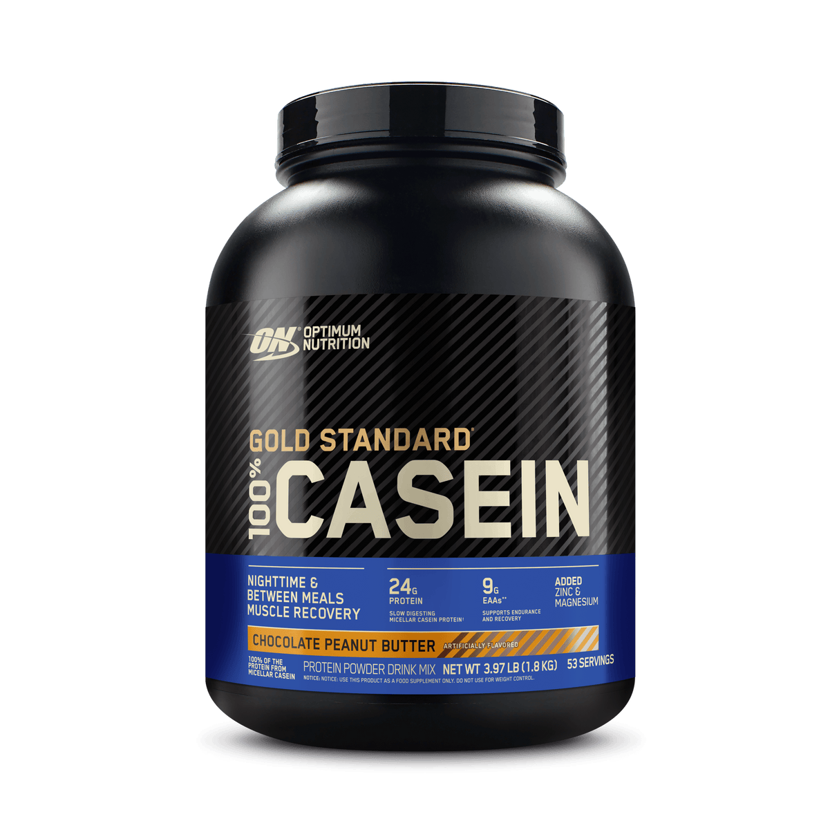 Optimum Casein Protein 1.8kg Choc Peanut Butter