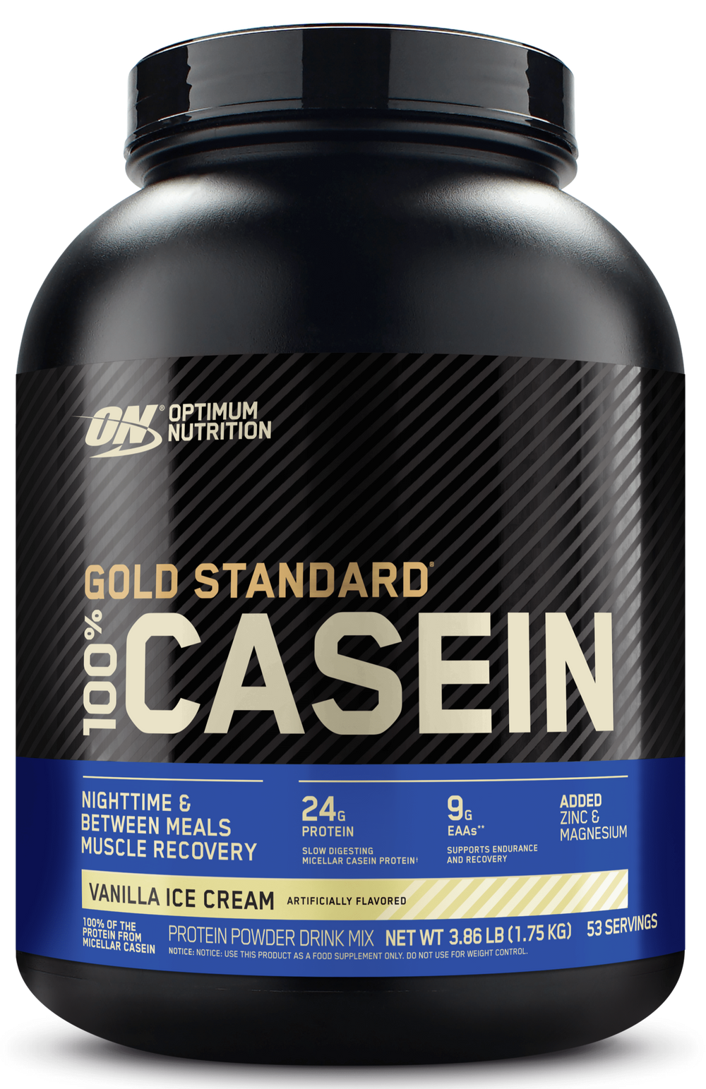 Optimum Casein Protein 1.8kg Vanilla