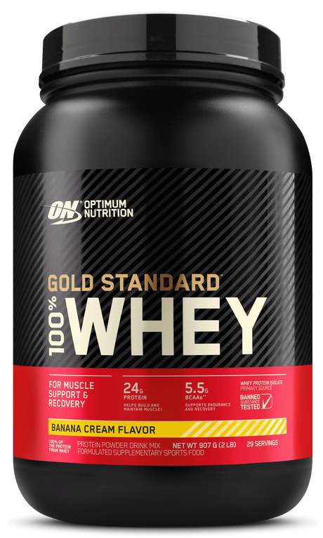 Optimum Nutrition Gold Standard 100% Whey 2lb Banana (2lb)