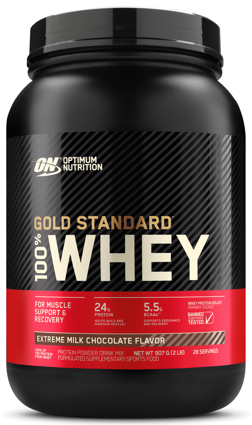 Optimum Nutrition Gold Standard 100% Whey 2lb Milk Chocolate (2lb)