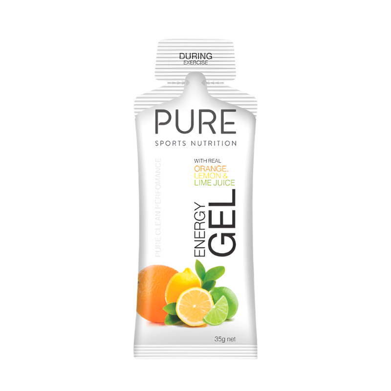 Pure Energy Gels 24 Box Orange Lemon Lime