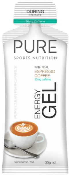 PURE Energy Gels Box of 24 Espresso