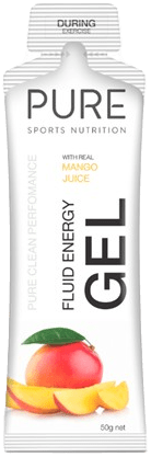 Pure Fluid Energy Gels Box 18 Mango