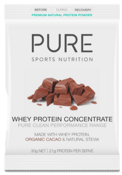 PURE Whey Protein Travel Pack (25 Sachets) Chocolate