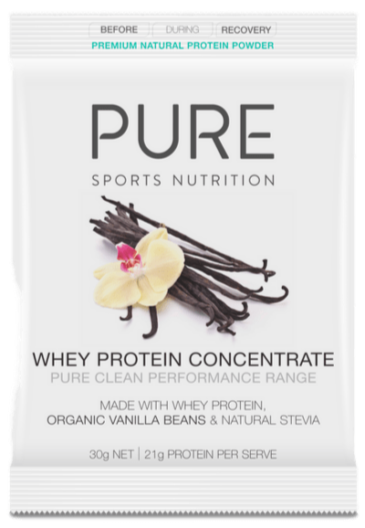 PURE Whey Protein Travel Pack (25 Sachets) Vanilla