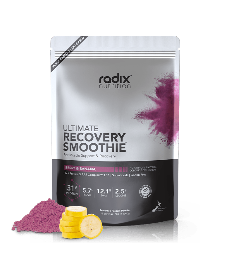 Radix Nutrition Recovery Smoothie V2 Plant Based 1kg / Plant Based - Berry & Banana