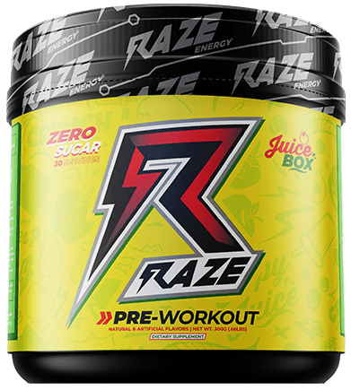 Raze Pre-Workout Apple Juice Box