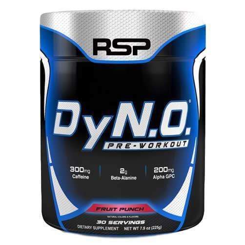 RSP Nutrition DyNO Pre Workout 30 Serve Fruitpunch