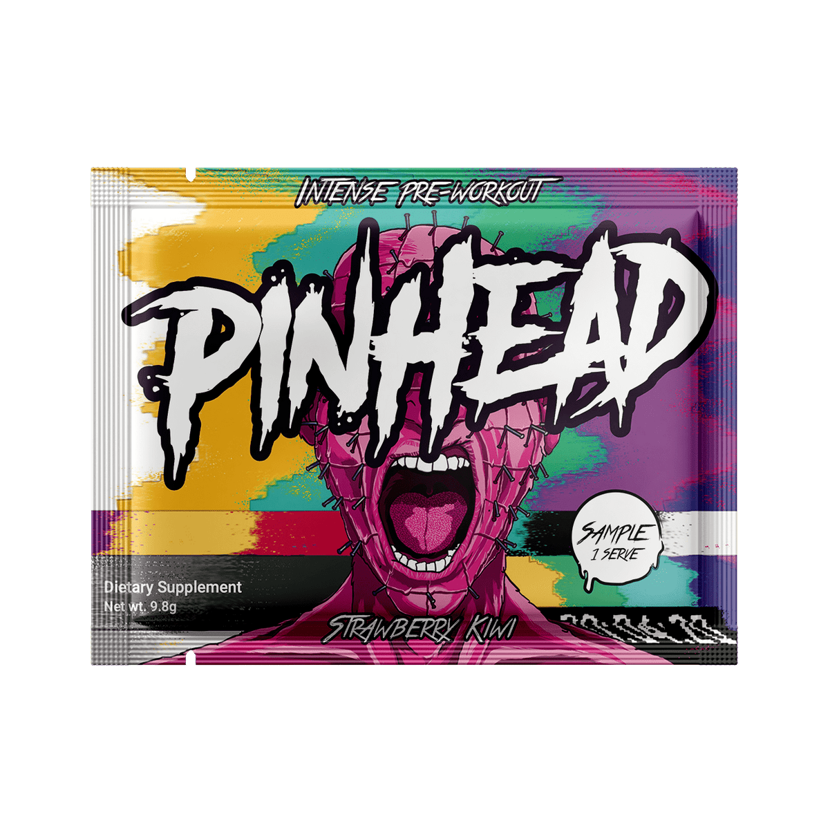 Scream Supps - Pinhead Intense Pre Workout 30 x Sachets Strawberry Kiwi