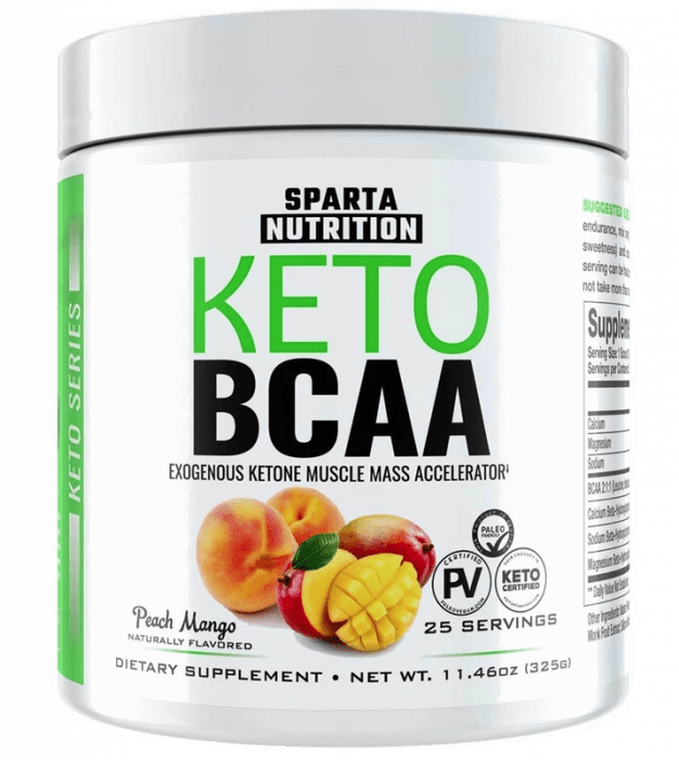 Sparta Nutrition Keto BCAA Peach Mango