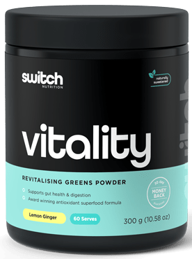 Switch Nutrition Vitality Switch Lemon Ginger / 60 Serve *New Recipe*