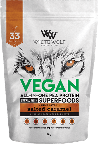 White Wolf Nutrition Vegan All In One Protein Blend 1kg / Vanilla