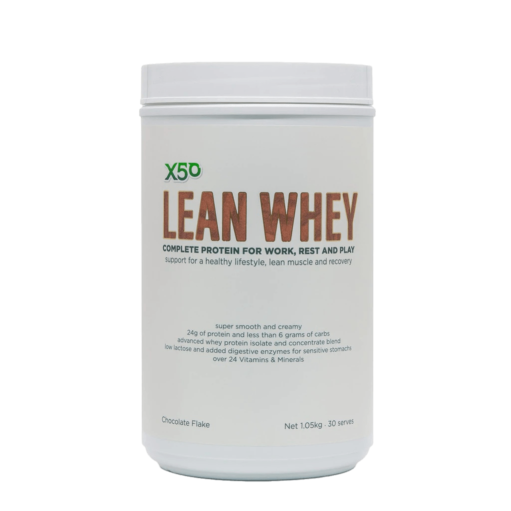 X50 Lean Whey Protein Chocolate Flake