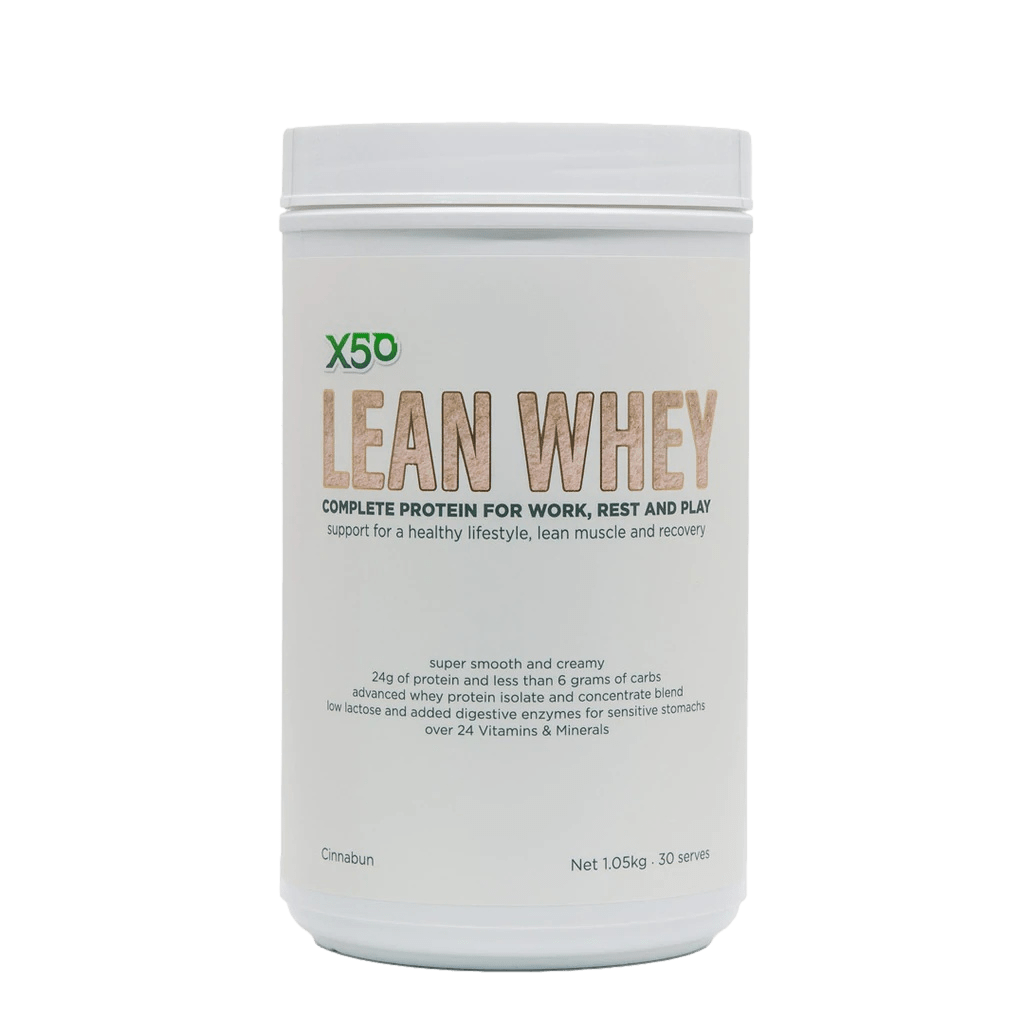 X50 Lean Whey Protein Cinnabun