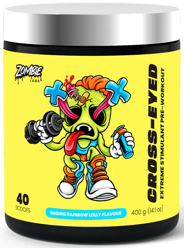 Zombie Labs Cross-Eyed Extreme Stim + Beta Alanine Raging Rainbow Lolly