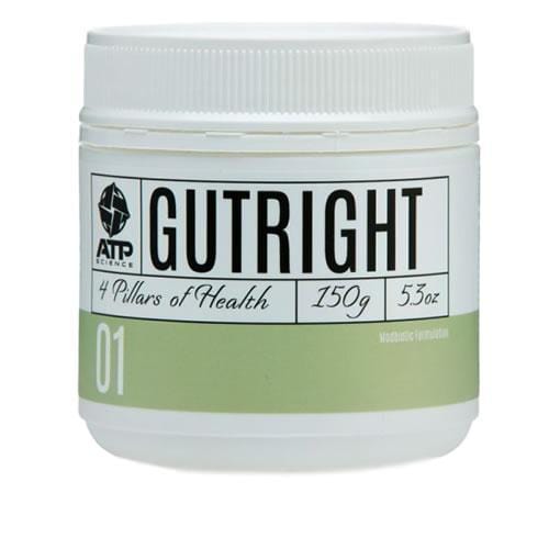 White container with black & green labeling