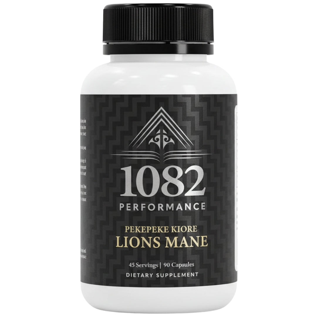 1082 Performance Lions Mane Pekepeke Kiore Caps – Sportsfuel Supplements NZ