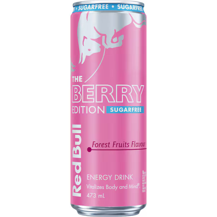 1x Red Bull Energy Drink Sugarfree Berry Edition 473ml *Free Sample*