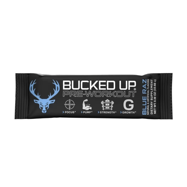2x Bucked Up Non-Stim Pre Workout Sachets *Gift*