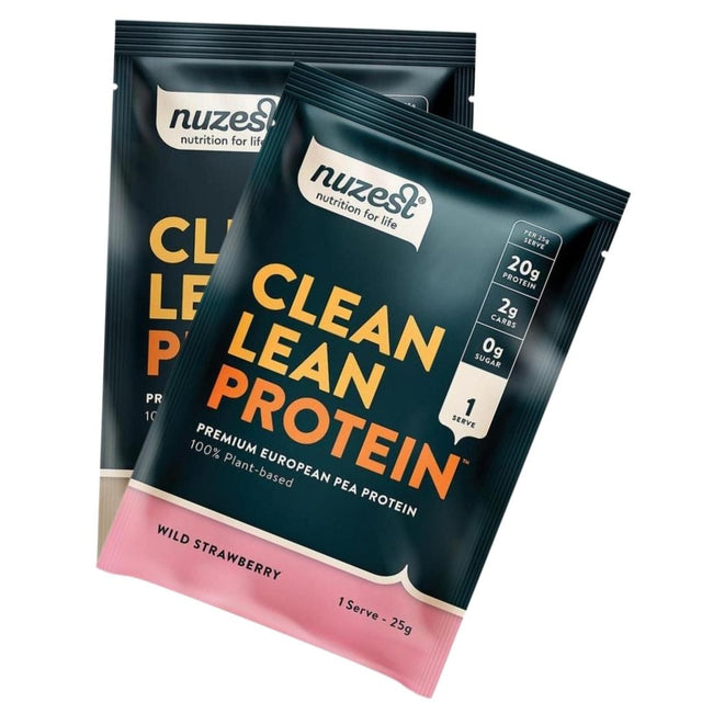 2x Nuzest Clean Lean Protein Sachets *Gift*