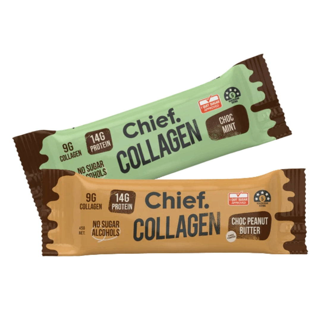 2x Chief Collagen Protein Bar (Random Flavour) *Gift*