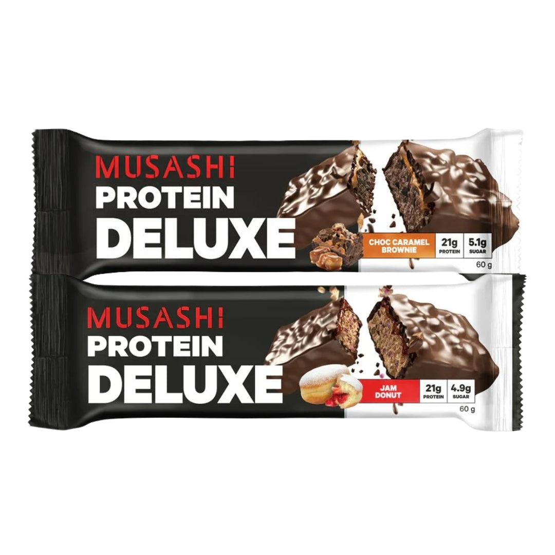 2x Musashi Deluxe Protein Bar (Random Flavour) *Gift*
