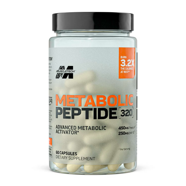 MuscleTech Peptide 320 Caffeine-Free Metabolism Formula Capsules