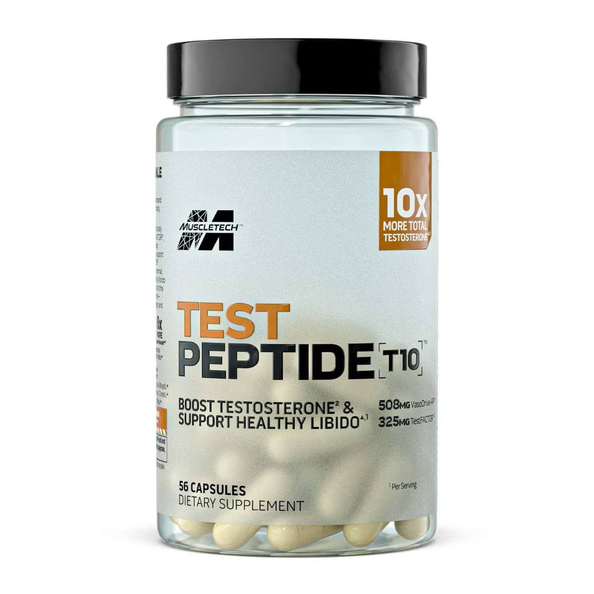 MuscleTech Test Peptide T10 Testosterone Formula 56 Caps