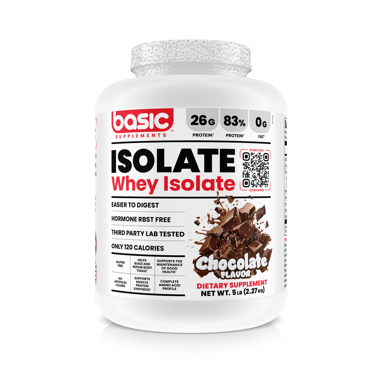 Basic Supplements Whey Isolate Protein Powder