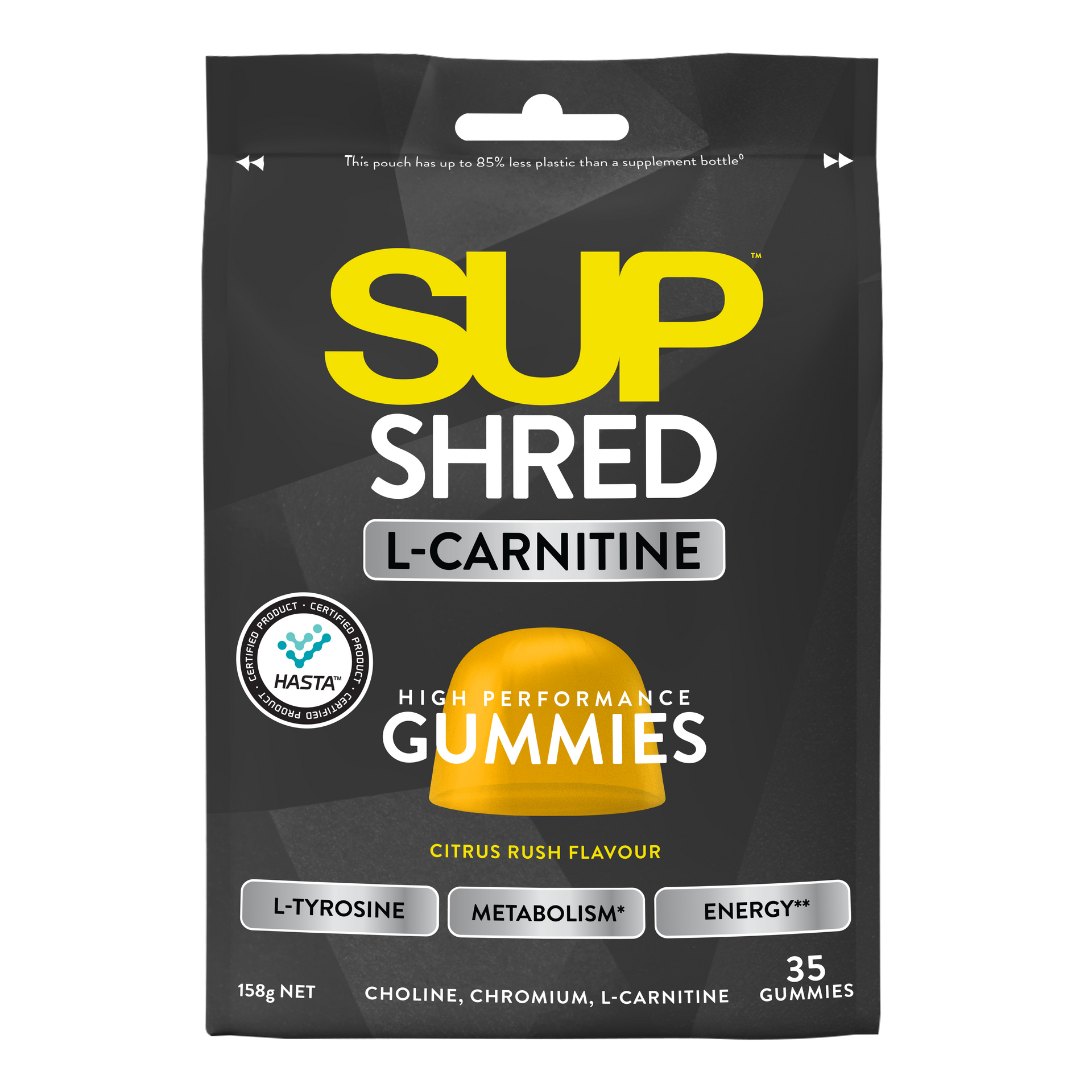 l carnitine pouch SUP Shred L-Carnitine Gummies – Sportsfuel Supplements NZ