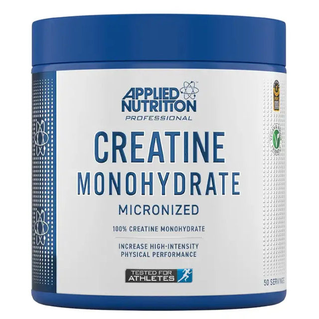 Applied Nutrition Creatine Monohydrate supplement container on a white background
