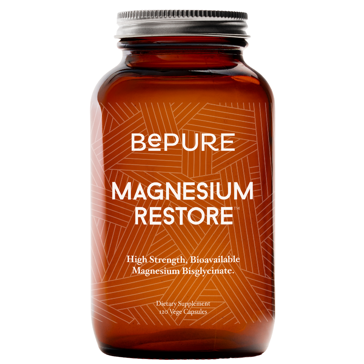 Bepure Magnesium Restore supplement bottle on a white background