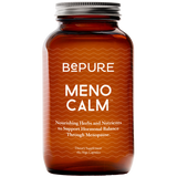 Bepure Meno Calm supplement bottle on a white background