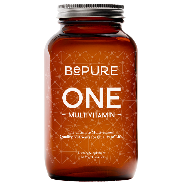 Bepure One Multivitamin bottle on a white background