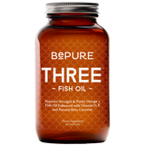 Bepure Three Fish Oil bottle on a white background