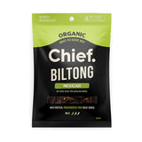 Chief Organic Biltong Mexican package on a white background