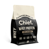 Chief Whey Protein package on a white background
