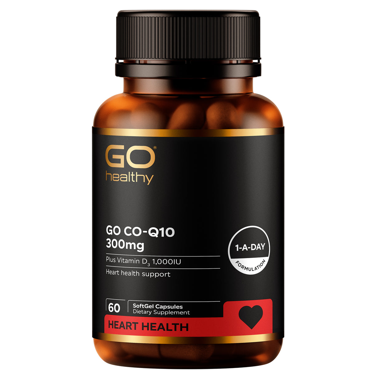 GO Healthy CoQ10 300mg 1-A-Day 60 Caps