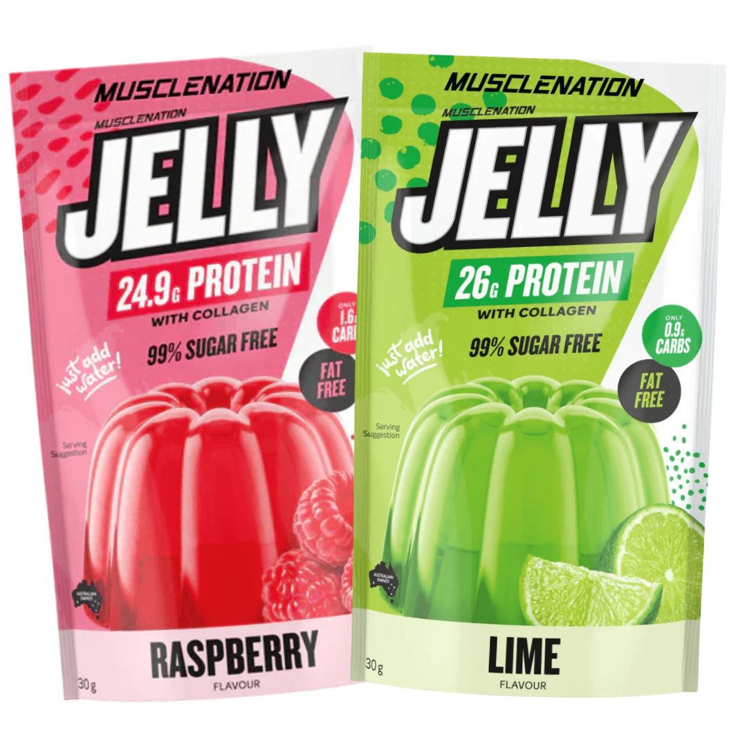 2x Muscle Nation Protein Jelly + Collagen Sachets (Random Flavour) *Gift*