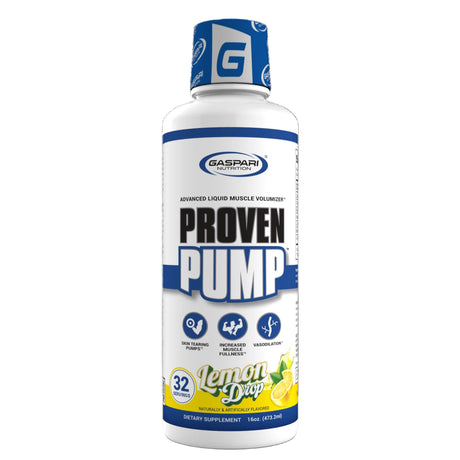 Bottle of Gaspari Proven Pump supplement on a white background
